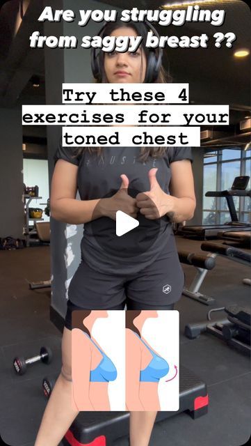 Chest Workouts At Home For Women, Chest Excercise Gym Women, Ladies Chest Workout, Chest And Back Workout Dumbell, Chest Dumbell Exercise, Db Chest Exercises, Gym Chest Workout Women, Chest Gym Workout Women, Standing Chest Exercises