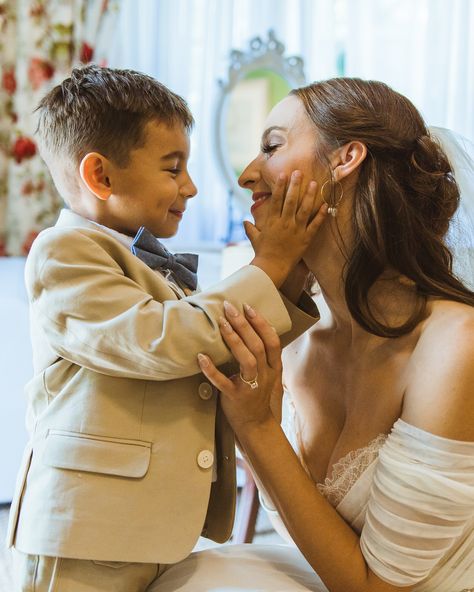 When you’re getting ready moments for your wedding day include your son, sister and your mom…you feel supported. I’ve never done a getting ready session during a wedding where the brides son and/or sister was involved. It’s usually the mom that is involved some of the pictures towards the end but the fact that more people were involved, made it that much more special. #nycweddingphotographer #nycweddingphotographers #southcarolinaweddingphotographer #gettingreadyshots #gettingreadyforwedd... Mum And Son Wedding Photos, Bride And Son Wedding Photos, Wedding Pictures With Son, Mother And Son Wedding Photos, Mother And Son Wedding Pictures, Groom And Son Pictures, Wedding Photo Ideas With Children, Bride And Son Wedding Pictures, Wedding Photos With Baby