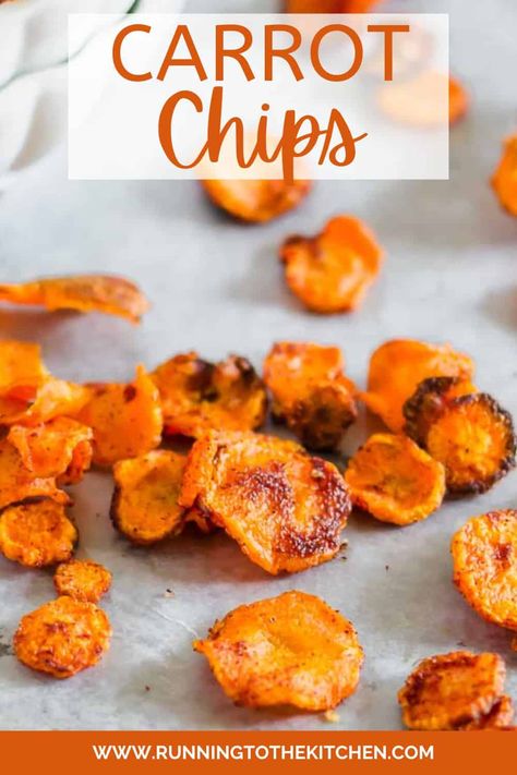 Discover how to make crispy baked carrot chips in two delicious flavors: spicy and sweet. This easy recipe offers a healthier alternative to regular chips, using thinly sliced or peeled carrots coated in coconut oil and your choice of seasonings. Perfect for a light snack or a fun way to get kids excited about veggies. Enjoy them fresh out of the oven for the best flavor and crunch. Plus, explore variations and additional seasoning options to tailor them to your taste. Baked Carrot Chips, Carrot Chips, Spicy Carrots, Party Snack Food, Healthy Snack Options, Light Snacks, Easy Delicious Recipes, Amazing Recipes, Small Bites