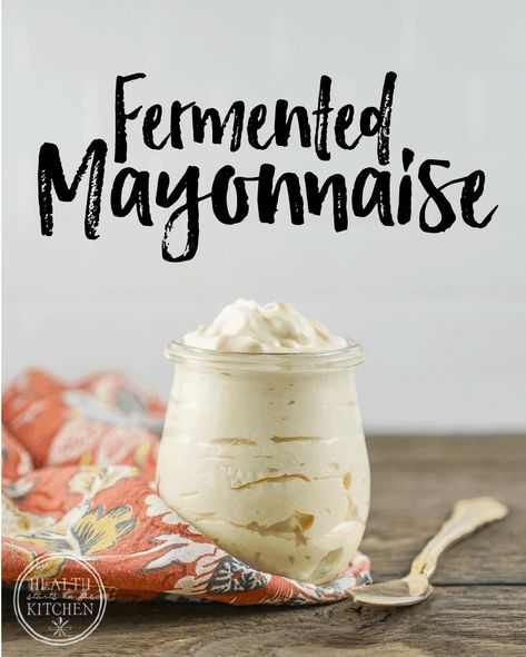 Fermented Chutney, Fermented Mayonnaise, Healthy Tonics, Fermented Kimchi, Healthy Brands, Homemade Kombucha, Creamy Asparagus, Fermented Pickles, Mayonnaise Recipe