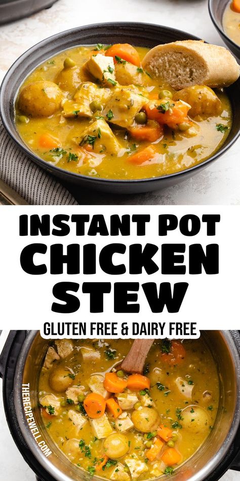 Instant Pot Stew Recipe, Instant Pot Chicken Stew, Stew Easy, Instant Pot Stew, Stew Chicken Recipe, Instant Pot Soup Recipes, Pressure Cooker Chicken, Healthy Comfort, Best Instant Pot Recipe