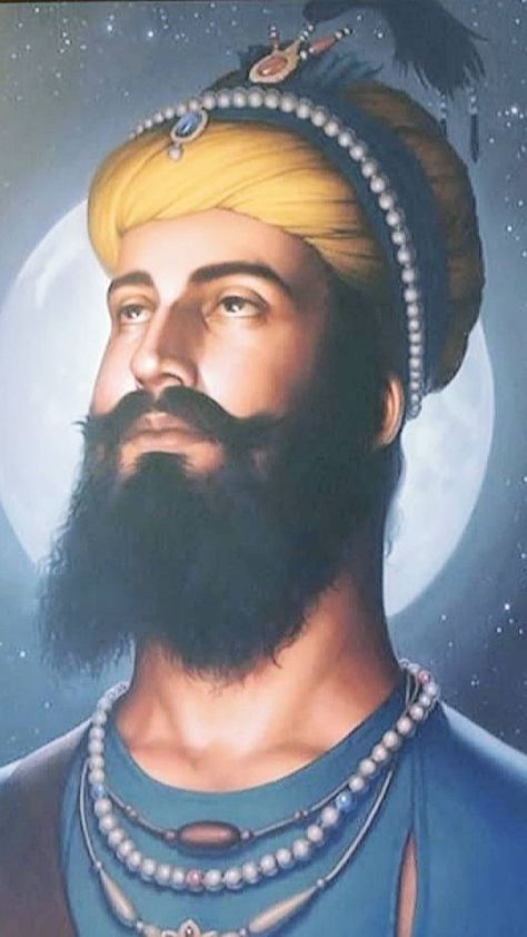 Guru Gobind Singh Ji Hd Wallpaper, Sikh Paintings, Harmandir Sahib Photography, Guru Govind, Waheguru Quotes, Guru Hargobind, Guru Tegh Bahadur, Guru Gobind Singh Ji, Sikh Art