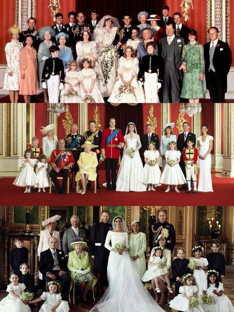 Royal Family Weddings, Princess Diana And Prince Charles, Principe William Y Kate, Royal Family Fashion, Kate Und William, Düşes Kate, Royal Family Portrait, Royal Family Trees, Princesa Real