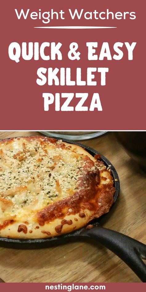 Quick & Easy Weight Watchers Skillet Pizza Recipe. This homemade Italian classic is easy to make in your cast iron skillet. It's a favorite dinner that's ready in just 30 minutes. To make this meal, you will need four, green yogurt, salt, pizza sauce, mozzarella cheese, and olive oil. You can add your favorite vegetables or meat toppings if wish. This is a great option for Game Day! MyWW Points: 7 Green Plan, 7 WW Smart Points. Weight Watcher Pizza Recipe, Skillet Pizza Recipe, Preserve Tomatoes, Weight Watchers Pizza, Cast Iron Skillet Pizza, Best Greek Yogurt, Skillet Pizza, Spicy Chicken Recipes, Iron Skillet Recipes