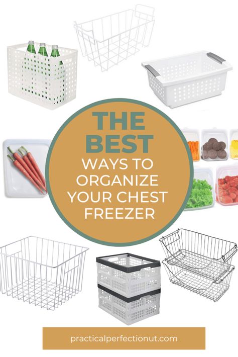 A chest freezer can be your biggest blessing or your greatest curse. They are amazing at saving space (especially if the freezer attached to your fridge is small) and freezing food is a great way to make your groceries last longer. However, if your chest freezer isn’t organized, finding anything in that deep pile of...Read the Post Deep Chest Freezer Organization, Dividers For Chest Freezer, Organizing Freezer Chest, Diy Chest Freezer Dividers, Organizing A Chest Freezer, How To Organize Chest Deep Freezer, Deep Freezer Organization, April Goals, Chest Freezer Organization