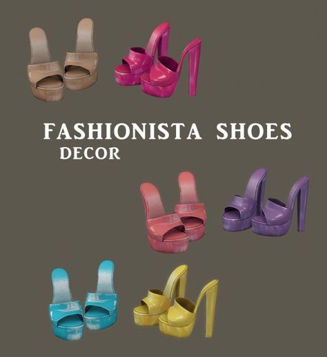 Leo 4 Sims: Fashionista Shoes • Sims 4 Downloads Sims 4 Leo Sims, Leo Sims, Sims Shoes, Sims 4 Cc Decor, Shoes Decor, Sims 4 Decor, The Sims 4 Pc, Dirty Shoes, Cc Shoes