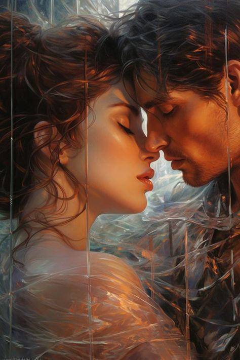 Painting Of A Man, Romance Book Covers Art, Romance Covers Art, Romantic Wall Art, Romance Covers, Fantasy Couples, Romance Book Covers, Romantic Fantasy, Romance Art