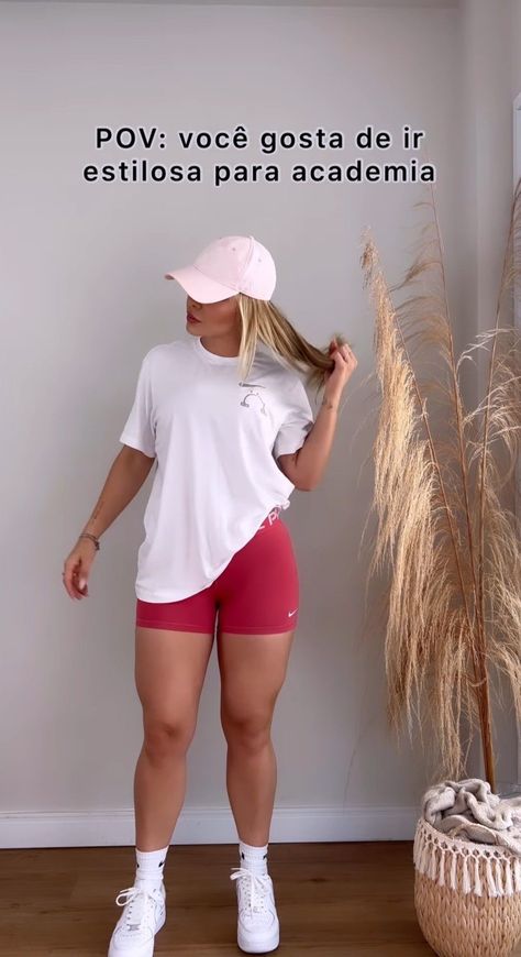 Gymwear Outfits Women, Outfit Fitness Mujer, Outfit Para Gym, Gym Outfits For Women Summer, Ootd Gym, Stylish Gym Outfits, Gym Shorts Outfit, Modest Gym Outfit, Moda Academia