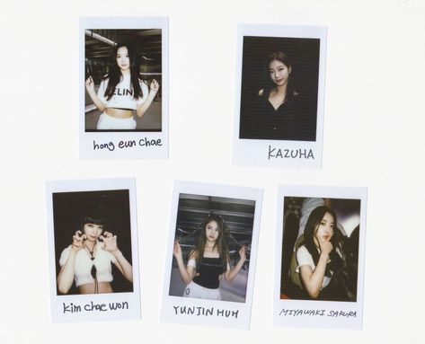 Le Sserafim Polaroid, Kpop Freebies, Mood Wallpaper, One Moment, Kpop Groups, Mini Albums, Girl Group, Polaroid Film, In This Moment