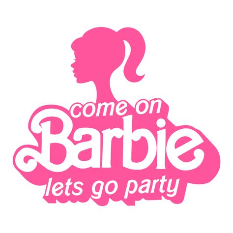 Barbie SVG Digital Download➡️This file is versatile and can be used for a wide range of DIY projects such as t-shirt designs, home decor, invitations, stickers, and more. You can easily customize SVG files using design software, and they can be used ... Barbie Shirt Svg, Cmon Barbie Lets Go Party, Come On Barbie Lets Go Party Invitation, Barbie Party Invitations Free, Barbie You Can Be Anything, Barbie Birthday Card Diy, Come On Barbie Lets Go Party Svg, Barbie Themed Invitation, Barbie Birthday Party Ideas Decoration Diy