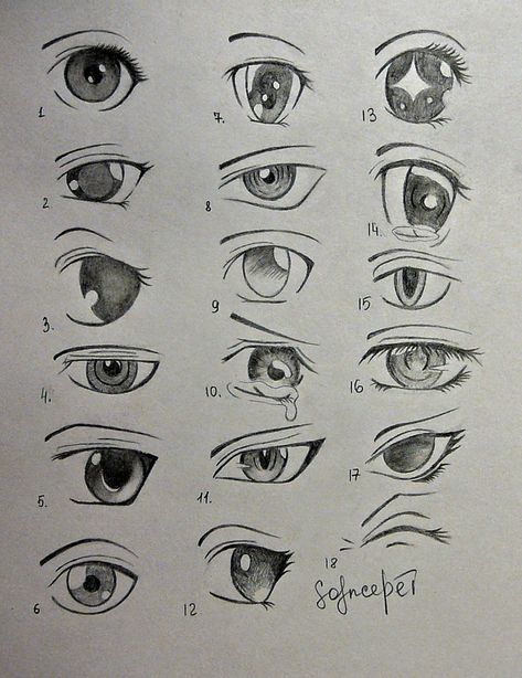 anime eyes.. by SolnceDei on DeviantArt Mata Manga, How To Draw Anime Eyes, Manga Eyes, Eye Drawing Tutorials, Drawing Tutorial Face, Eye Sketch, Draw Anime, Eye Tutorial, Anime Eye Drawing