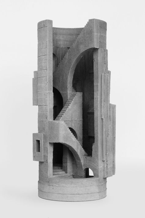 Sand Foam, David Umemoto, Ancient Monuments, Brutalism Architecture, Architectural Sculpture, Concrete Sculpture, Arch Model, Architecture Model Making, Keramik Design