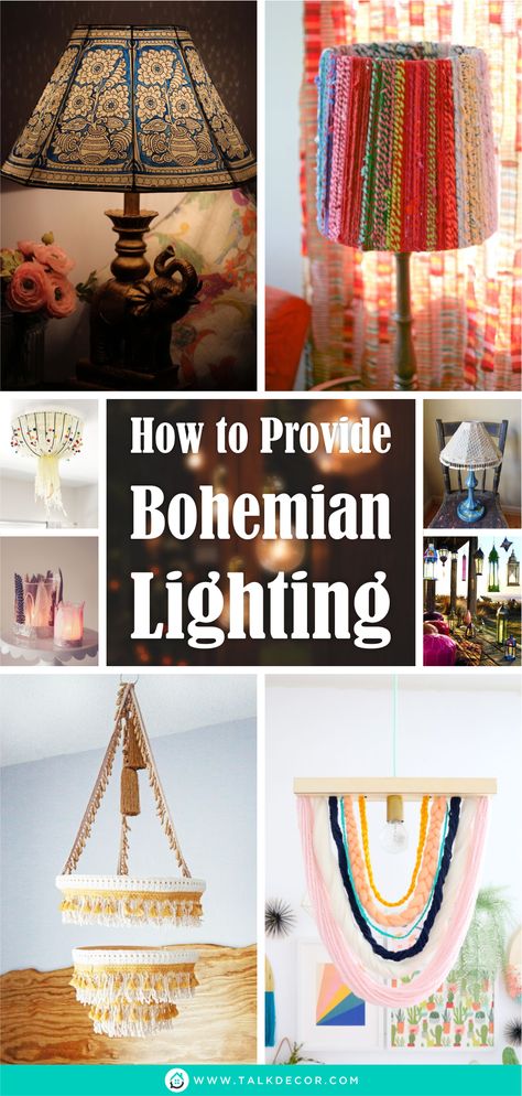 How to Provide Bohemian Lighting #bohemiandecoration #bohemianlighting #lighting, Decoration Boho Lamp Shade, Lamp Shade Diy, Doily Lamp, Feather Candle, Bohemian Lighting, Bohemian Lamp, Bohemian Diy, Boho Lamp, Boho Lighting