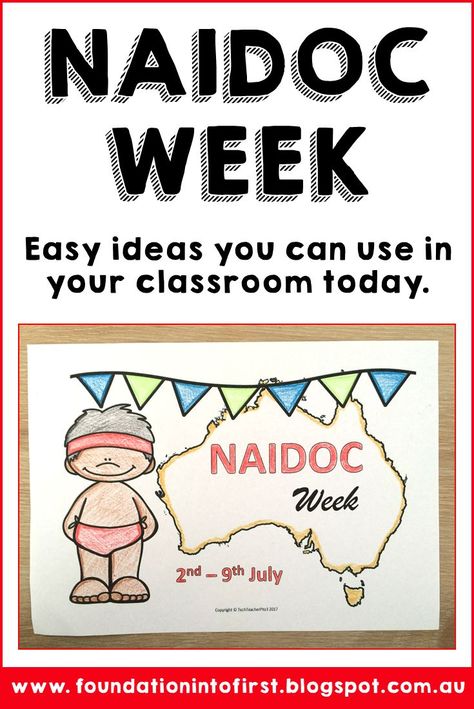 NAIDOC Week activities you can use in your classroom to celebrate Aboriginal and Torres Strait Islander achievements. Easy ideas for the primary classroom teacher. #australia #naidocweek #aboriginal #torresstraitislander #celebration Naidoc Week Activities Toddlers, Teaching Pedagogy, Naidoc Week Activities, Reconciliation Week, Early Education Classroom, Childcare Ideas, Toddler Printables, Aboriginal Education, Indigenous Education