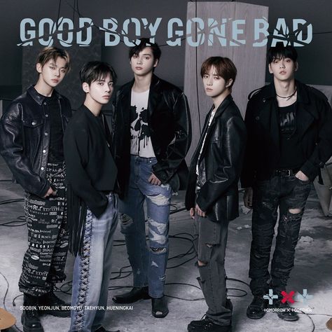 GOOD BOY GONE BAD (single)/Gallery Txt Group, Good Boy Gone Bad, Worst Album Covers, Bad Album, Tomorrow X Together, Body Picture, Good Boy, Original Song, Celebrity Art