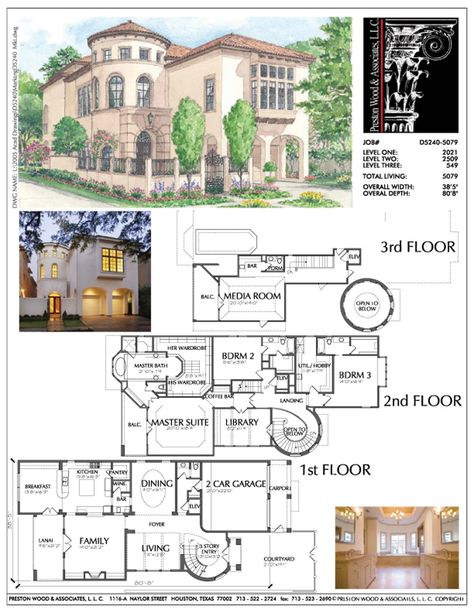 Three Story Urban House Plans, Inner City House Plans, Tnd Development – Preston Wood & Associates Architecture Development, Urban House, Vintage House Plans, Casas The Sims 4, Sims House Plans, Casas Coloniales, Luxury House Plans, House Blueprints, Inner City