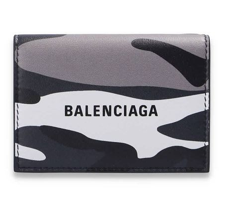 Shop or share your style of the product on ModeSens! Balenciaga Mens Wallets. SKU: 594312 1CBI3 1100. Barcode: 3665743363705. Color: Grey. Balenciaga Grey Cash Mini Wallet. Crafted from leather this billfold wallet features a snap fastenings, a coin pocket, bill compartment, three card slots, a camo print and logo detail. Dimensions: W 9.5 cm x L 7.5 cm. Grey Balenciaga, Balenciaga Hourglass Bag, Campaign Signs, Omega Seamaster Automatic, Sandalwood Fragrance, Mens Wallets, Balenciaga Men, Cristóbal Balenciaga, Balenciaga Sneakers