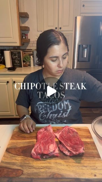 Mexican Steak Recipes, Steak Tacos Recipes, Round Steaks, Bottom Round Steak, Chipotle Steak, Chipotle Tacos, Steak Taco Recipe, Mexican Steak, Porterhouse Steak