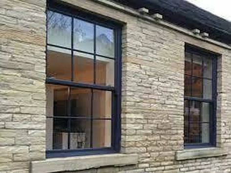 Vertical Sliding Sash Windows | Window Mate Anthracite Grey Windows, Upvc Sash Windows, Window Structure, Kerb Appeal, Grey Windows, Window Glazing, Energy Efficient Windows, Timber Windows, French Doors Patio