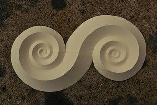 Double Spiral | Two logarithmic spirals, stuck together. Wit… | Flickr Travelling Sketchbook, Logarithmic Spiral, Stuck Together, Celtic Spiral, Irving Penn, Golden Spiral, Head Piece, Concept Architecture, Pretty Tattoos