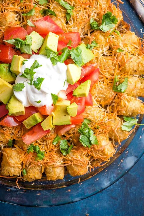 Tater Tot Taco Bake, Tater Tot Taco, Taco Tater Tot Casserole, Taco Beef, Homemade Taco Seasoning Recipe, Tater Tot Casserole Recipes, Beef Ground, Corn Cheese, Taco Seasoning Recipe