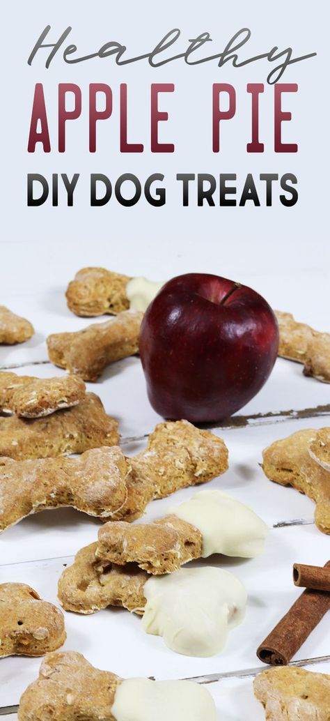 Homemade Dog Cookies, Healthy Apple Pie, Pet Treats Recipes, Easy Dog Treat Recipes, Dog Biscuit Recipes, Easy Dog Treats, Healthy Dog Treats Homemade, Dog Treats Homemade Recipes, Cottage Market