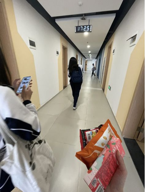 Japan High School Aesthetic, Korea School Aesthetic, Korean High School Aesthetic, School Hallway Aesthetic, Korea High School, China High School, Korean School Aesthetic, High School Hallway, China School