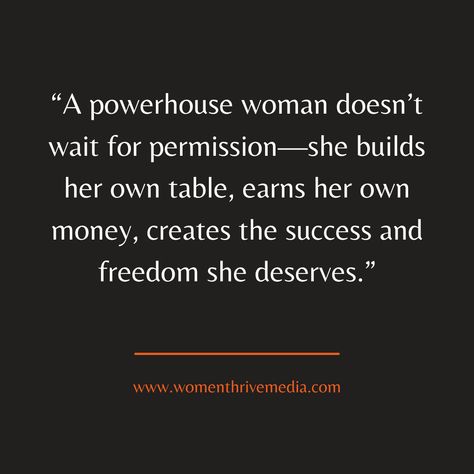 ​​​​​​​​​Why wait for someone to offer you a seat at the table when you have the power to build your own? As women, we’re capable of so much more than the limits others place on us.

 It's time to create your own opportunities, embrace your strength, and work toward the life you’ve always dreamed of. You have the tools to achieve success, define your own version of freedom, and inspire others along the way. Let’s break the barriers and rise like the queens we are! A Seat At The Table, Seat At The Table, Waiting For Someone, The Queens, At The Table, Achieve Success, Inspire Others, Empowering Quotes, Woman Quotes