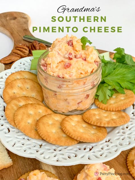 best easy classic grandma's southern pimento cheese recipe, fresh grated homemade pimento sharp cheddar cheese recipe, best southern pimento cheese recipe on white bread crackers celery, best pimento cheese spread dip recipe Homemade Pomintoe Cheese, Cream Cheese Pimento Cheese, Pimento Cheese Dinner In 321, Sharp Cheese Recipes, Homemade Pimento Cheese Recipe Paula Dean, Pimento Cheese Velveeta Recipe, Pimento Cheese Sauce, Recipe For Pimento Cheese, Miranda Lambert Pimento Cheese