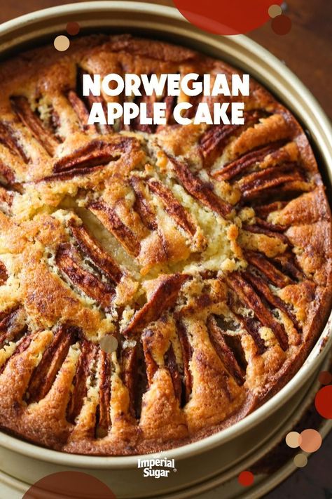 Norwegian Dishes, Norwegian Cuisine, Cinnamon Sugar Apples, Apple Tart Recipe, Baked Desserts, Sweet Apples, Red Delicious Apples, Norwegian Food, Sugar Apples