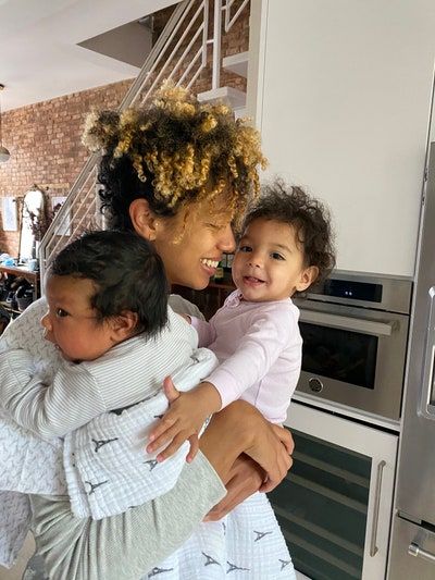 How Designer Carly Cushnie Is Taking Care of Her Natural Hair at Home Towel Turban, Natural Hair Routine, Mother Of Two, Second Pregnancy, Curl Pattern, Big Chop, Marine Collagen, Natural Hair Journey, Loose Curls