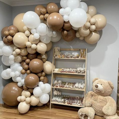 $28.50 Bear Baby Shower Theme, Idee Babyshower, Ballon Party, Baby Shower Theme Decorations, Special Events Decor, Birthday Photo Props, Garland Arch, Teddy Bear Baby Shower, Baby Shower Party Supplies