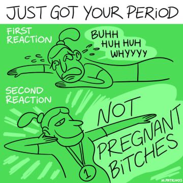 10 Jokes About Being A Woman That Are Some Real Insider Shit Me On My Period, Period Memes Funny, On My Period, Funniest Photos, Not Pregnant, Period Humor, Girls Things, Nothing To See Here, Being A Woman