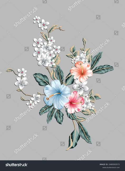 Find Semi Bold Design Textile Flower Bunch stock images in HD and millions of other royalty-free stock photos, 3D objects, illustrations and vectors in the Shutterstock collection.  Thousands of new, high-quality pictures added every day. Digital Flowers Png, Mughal Flower, Flower Allover, Vector Border, Flower Bunch, Textile Prints Design, Prints Design, Design Textile, Channel Art