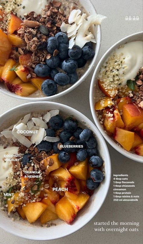 Healthy Food Motivation, Healthy Lifestyle Food, Comfort Foods, Food Obsession, Healthy Meal Prep, Healthy Snacks Recipes, Pretty Food, Aesthetic Food, Granola