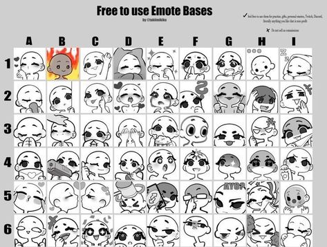 : - Use relevant keywords in your pin descriptions - Create visually appealing pins - Share your pins on other social media platforms - Use Pinterest analytics to track your performance - Optimize your pins for mobile . #Croquis #Chibi_Sticker_Base #Shocked_Reaction_Drawing #Vtuber_Expression_Sheet Twitch Emotes Template, Chibi Sticker Base, Twitch Emote Template, Vtuber Expression Sheet, Chibi Emotes Base, Emotes Twitch Base, Emote Template, Pngtuber Reference, Twitch Emotes Base