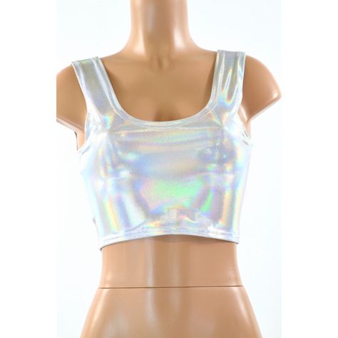 Holo Clothes, Holographic Clothing, Holographic Outfit, Krystal Bailey, Holographic Shirt, Holographic Crop Top, Holographic Top, Spandex Catsuit, Holographic Fashion