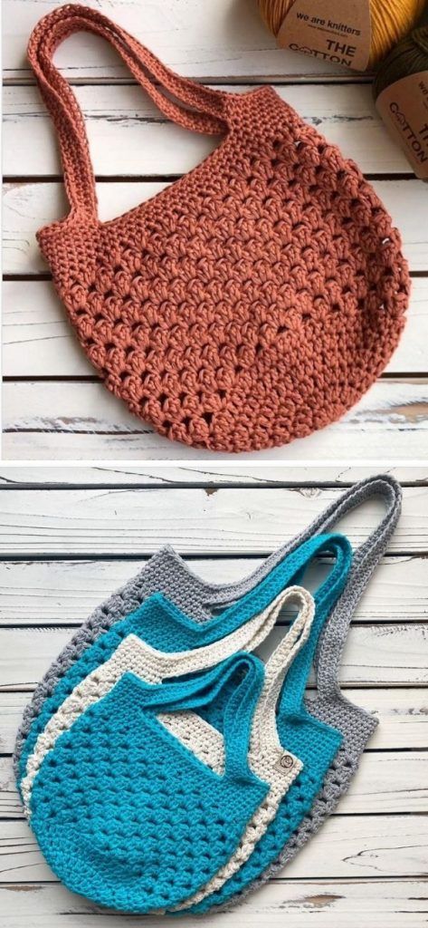 Crocheted Purses, Tote Crochet, Crochet Beach Bags, Crochet Market, Diy Crochet Bag, Free Crochet Bag, Crochet Bag Pattern Free, Bag Pattern Free, Crochet Market Bag