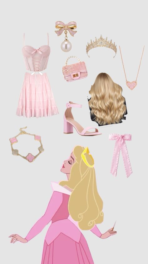 Modern day Aurora outfit! #aurora #outfit #pink #princess #fairytale #fyp Modern Day Aurora Outfit, Aurora Outfit, Princess Fairytale, Outfit Pink, Princess Aurora, Barbie Movies, Pink Princess, Aurora, Fairy Tales