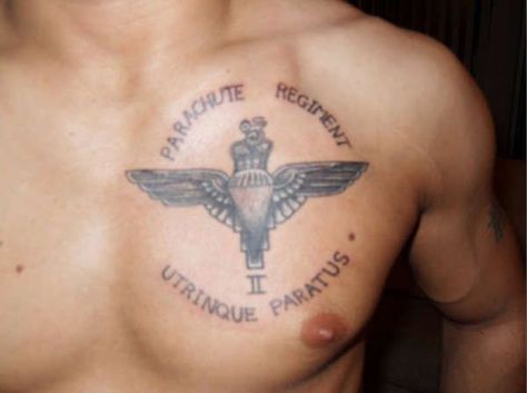 Parachute Regiment Tattoo, British Army Tattoo, Army Tattoo Ideas, Airborne Tattoos, Arm Tattoos For Men, British Tattoo, Pictures Of Tattoos, Army Photos, Mens Tattoos