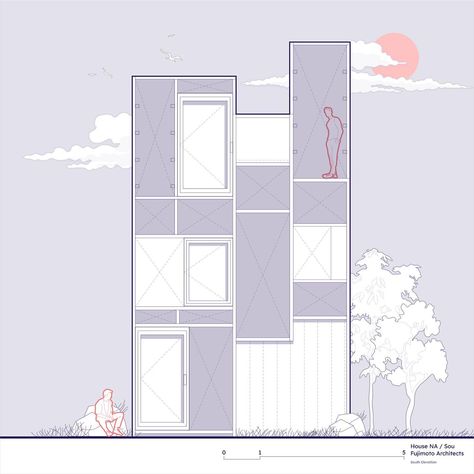 Rayon’s Classics: House NA by Sou Fujimoto (Tokyo, Japan, 2011). It challenges the traditional concept of a home by blurring the boundaries between interior and exterior spaces, offering a transparent and open living experience. 👉 Get these drawings for free! Drop ‘House’ in the comments! #madeinrayon #SouFujimoto ✍️ All drawings are made and rendered with @rayon.design 🏷️ #NAhouse #famousarchitecture #archistudent #floorplans #architecturelovers #archdaily #archistudents #architects_revi... All Drawings, Houses In Japan, Sou Fujimoto, Famous Architecture, Open Living, Arch Daily, Tokyo Japan, Boundaries, Interior And Exterior