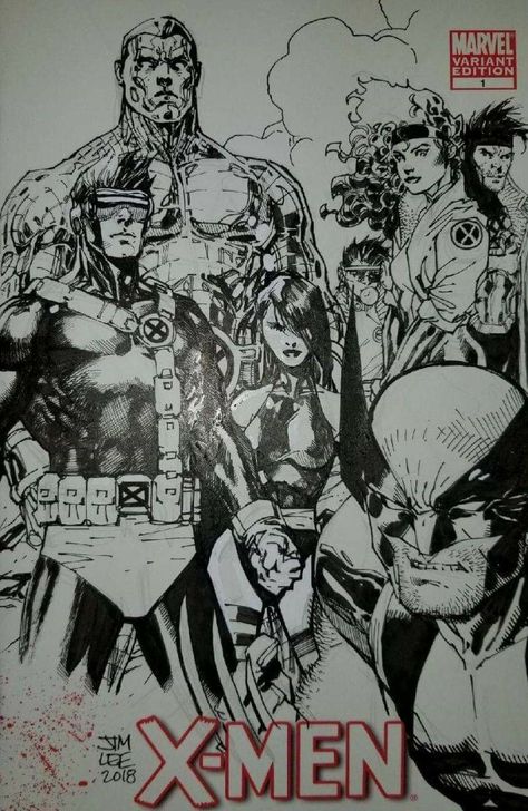 Classic Jim Lee Xmen Wolverine Cyclops Psylocke Gambit Rogue Jim Lee Xmen, Jim Lee Art, Jack Kirby Art, Comic Artwork, Xmen Art, Black And White Comics, Marvel Drawings, Jim Lee, Uncanny X-men