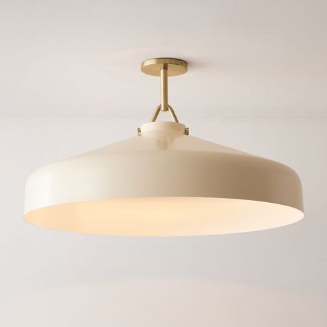 Henry Flushmount (28") | West Elm Henry Pendant Light West Elm, Milk Glass Semi Flush Mount, Dome Flush Mount Light, Rejuvenation Dome Pendant, Modern Flush Mount Lighting, Laundry Room Lighting, Staggered Glass 6-light Chandelier - Milk, Smart Bulb, Modern Flush Mount