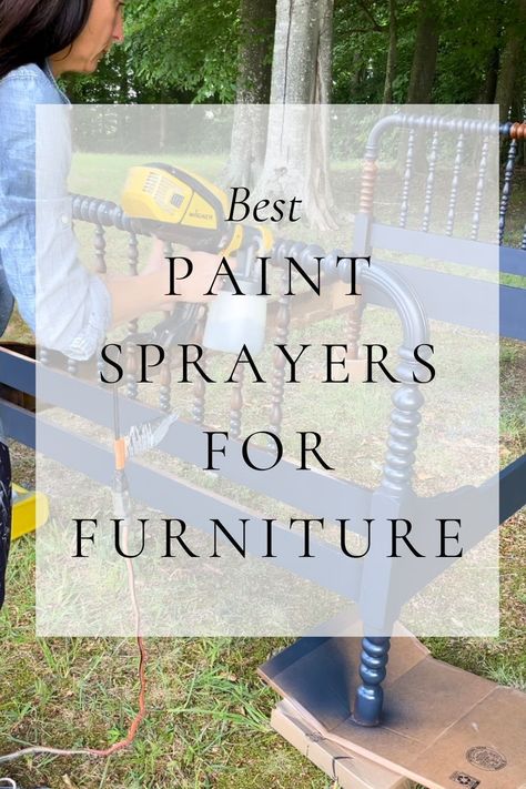 The best paint sprayer for furniture offers a seamless application process that ensures smooth and even coats every time. From chairs to dressers, tables to cabinets, this versatile tool simplifies the task of updating any furniture, saving you time and effort. Say goodbye to traditional brushes and rollers because it’s time to embrace the efficiency and precision of a paint sprayer. Whether you’re a seasoned DIY enthusiast or a beginner; let me introduce you to the best paint sprayers. Painting Furniture With Sprayer, Best Paint Sprayer For Furniture, Paint Sprayer For Furniture, How To Spray Paint Furniture, Refinished Bedroom Furniture, Painted Chairs Dining Room, Painting A Crib, Paint Sprayer Reviews, Spray Paint Tips