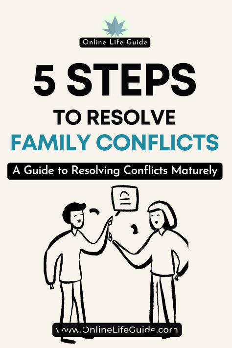 Discover how to resolve family conflicts with this comprehensive 5-step guide to conflict resolution. Learn practical techniques for managing disagreements, fostering open communication, and rebuilding trust within your family. This guide helps you understand the essential steps to handle conflicts more effectively, ensuring a harmonious and supportive family environment. This guide includes practical steps improve communication, and restore harmony within your family. Rebuilding Family Relationships, Family Conflict Resolution Worksheet, Family Conflict Resolution, Relationship Conflict Resolution, Conflict Resolution Worksheet, How To Handle Conflict, Emotional Maturity, Parenting Adult Children, Family Communication