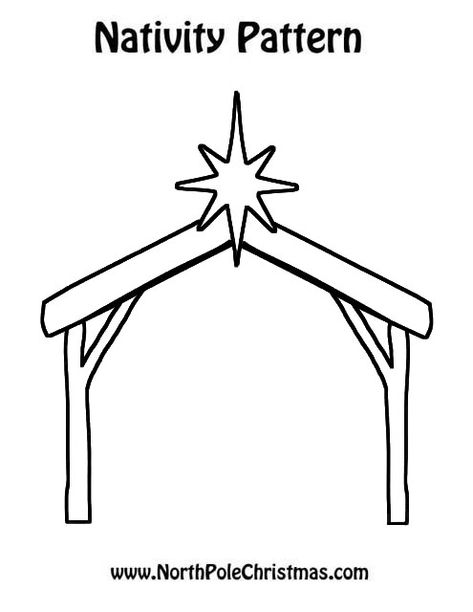 Nativity Stable Template | DIY Crafts, Printable Gingerbread Nativity Template, Felt Nativity Pattern Templates Free, Manger Template Free Printable, Nativity Scene Silhouette Template, Nativity Felt Pattern, Nativity Stencils Free Printable, Nativity Scene Cutouts Free Printable, Nativity Silhouette Free Printable, Nativity Cutouts Free Printable