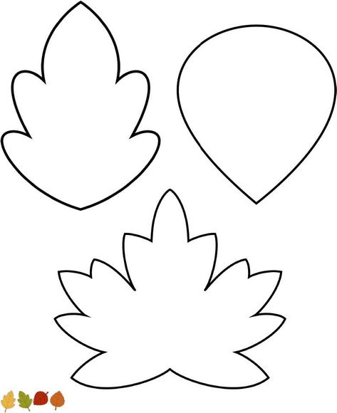 Leaves Banner Template | Media Technology | Office Equipment Pola Jaring, Leaves Template, Crown Template, Thankful Tree, Butterfly Template, Applique Templates, Heart Template, Leaf Template, Autumn Crafts