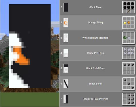 Minecraft Dye Guide, Pride Month Minecraft Builds, Cool Banner Ideas Minecraft, Shops Minecraft Ideas, Aesthetic Minecraft Banner Designs, Chicken Banner Minecraft, Banner Design Minecraft Step By Step, Banner Design Ideas Minecraft, Cute Minecraft Banner Designs Tutorial