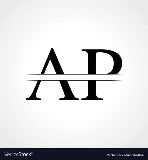 Ap Letters Design, Ap Initial Logo, Letter Logos Ideas, Ap Logo Design Fonts, Ap Logo Design Letter, Two Letter Logo Design, Ap Logo Design, Business Typography, Two Letter Logo