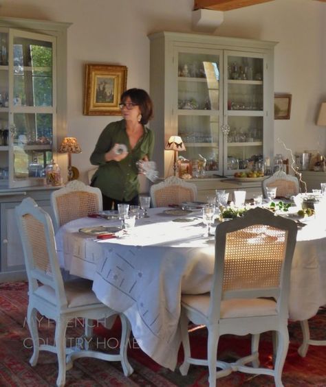 French Dining Room, Sharon Santoni, Dining Room French, My French Country Home, Rustic French Country, French Country Home, French Living, French Country Design, French Interior